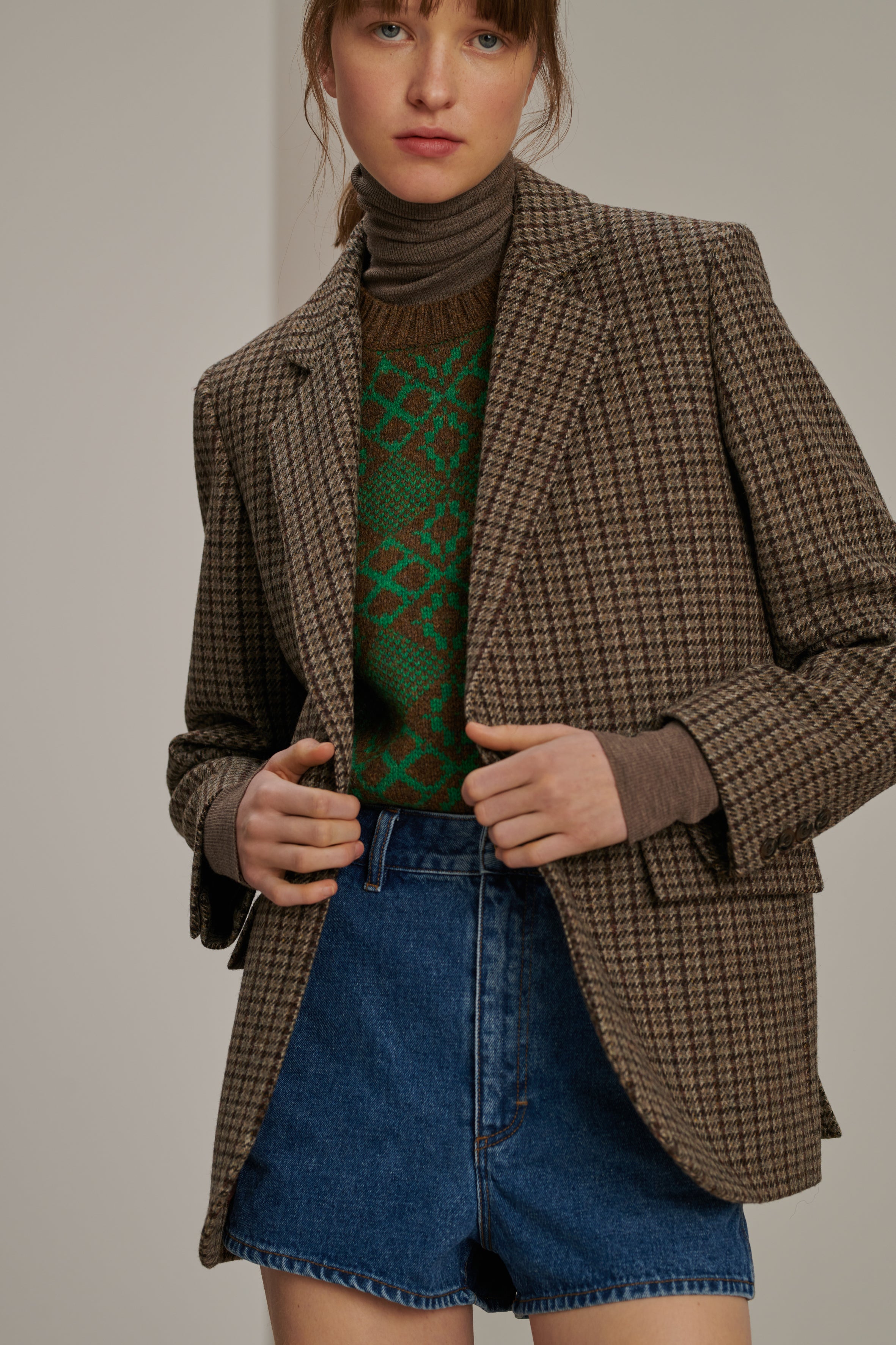 Blazer tartan femme hotsell