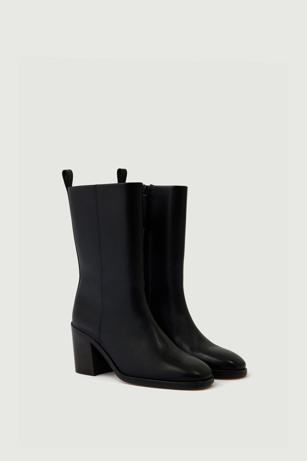 Bottines Cara - Noir - Cuir - Femme vue 4